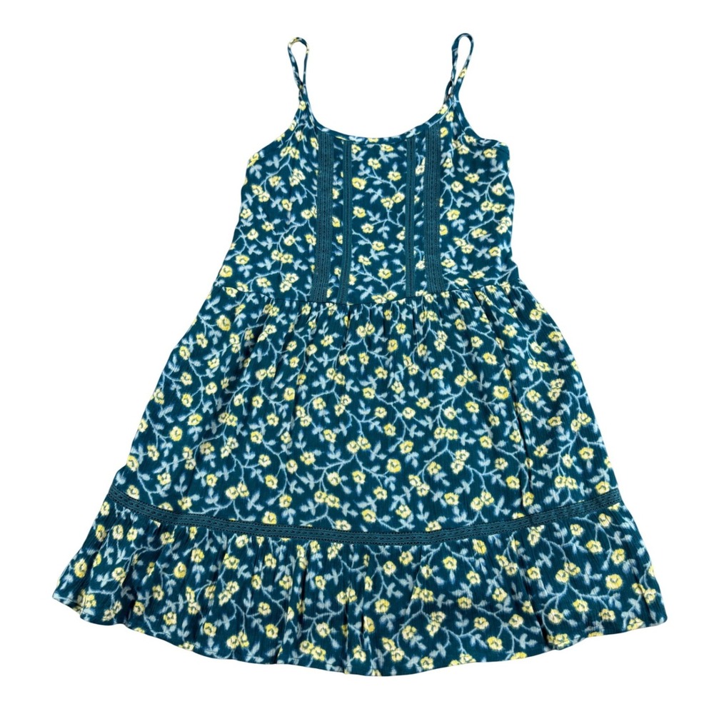 Vintage Abercrombie Kids Floral Sundress Girls 15/16 Adult XS Boho Cottagecore - Picture 4 of 11